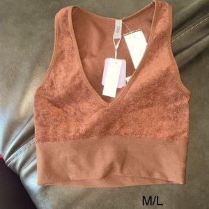 Brown tank top